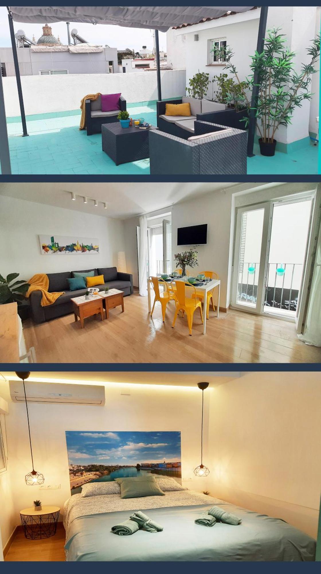 Lovely Center Apartments - Alameda Sunny Terrace Севилья Экстерьер фото